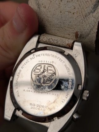 Fossil Big Tic BG-2061 Reloj Beige/Plata