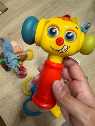 Lote Juguetes Bebé: Martillo, Móvil, Llaves