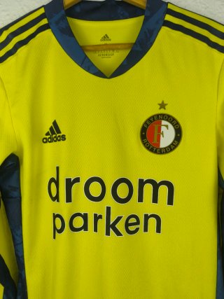 Camiseta Feyenoord Adidas Manga Larga Amarilla