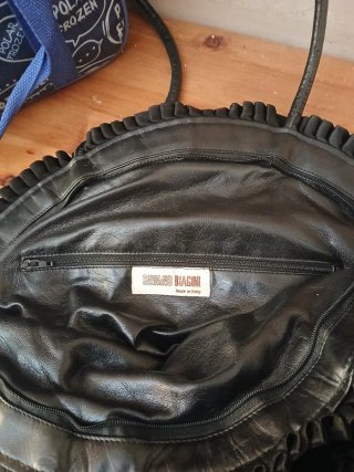 Borsa Silvano Biagini vintage nera Made in Italy