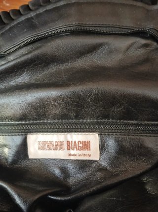 Borsa Silvano Biagini vintage nera Made in Italy