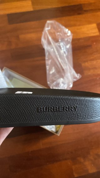 Ciabatte Burberry Beige/Nero