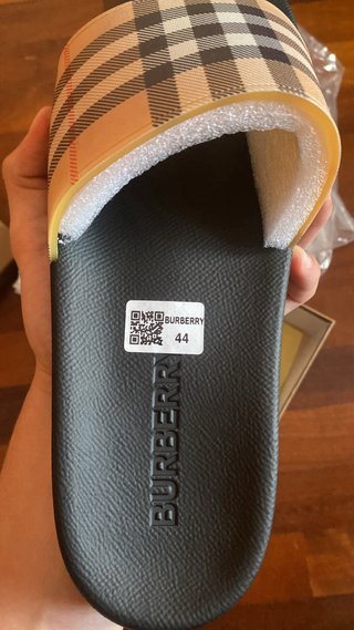 Ciabatte Burberry Beige/Nero