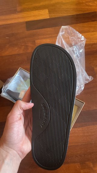 Ciabatte Burberry Beige/Nero