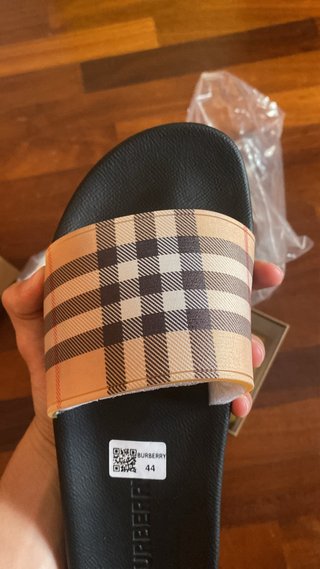 Ciabatte Burberry Beige/Nero