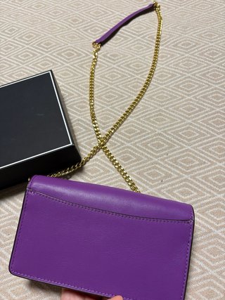 Bolso Ralph Lauren Morada y Dorada