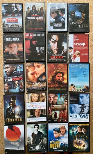 DVDs Películas Varias (Acción, Comedia, Drama