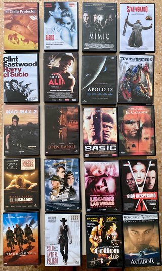 DVDs Películas Varias (Acción, Comedia, Drama