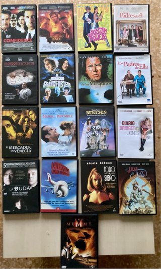 DVDs Películas Varias (Acción, Comedia, Drama