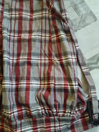 Vestido Talla Única Rojo y Blanco