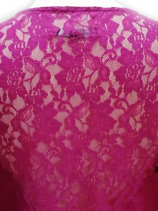 Blusa o túnica con encaje talla 46