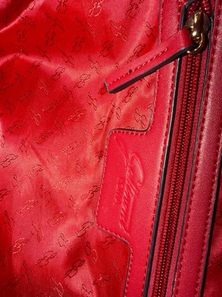 Borsa Gattinoni Nera con Dettagli Oro