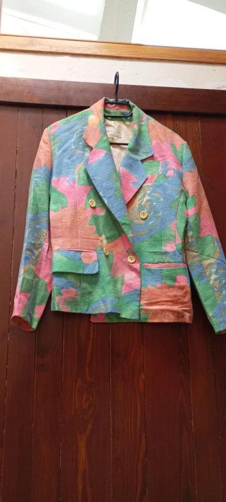Chaqueta de mujer con estampado floral