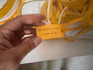 Off-White x Nike Air Force 1 Amarillo