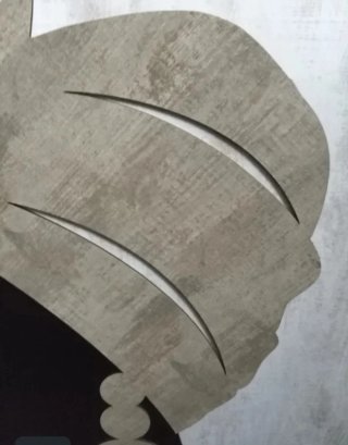 Cuadro Decorativo Mujer Africana Madera