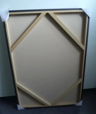 Cuadro Decorativo Mujer Africana Madera