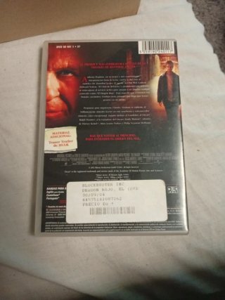 El Dragón Rojo DVD (Versión Alquiler)