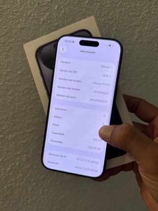 iPhone 15 Pro 256Gb Batería 88%