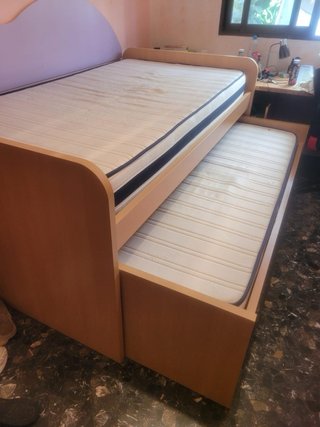 Cama nido con colchón 1.05m
