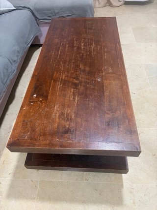 Mesa comedor madera y cristal con 6 sillas