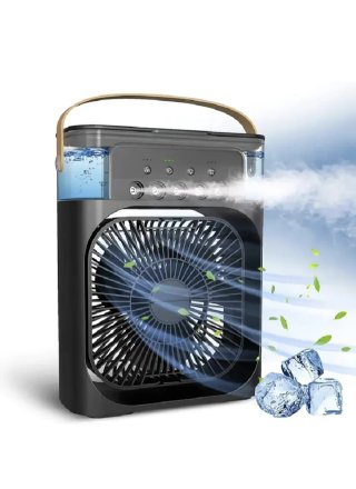Ventilador portátil con humidificador