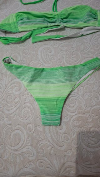 Bikini a fascia Calzedonia verde