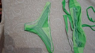 Bikini a fascia Calzedonia verde