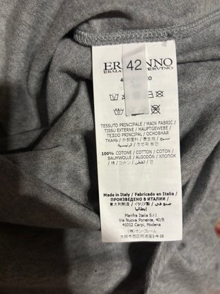 T-shirt Ermanno Scervino grigia con logo