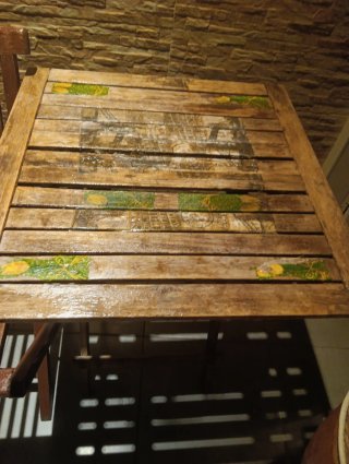 Mesa y Sillas de Teka Plegables