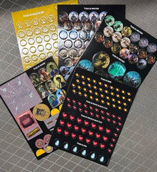 Pack Accesorios D&D Mapas y Cartas
