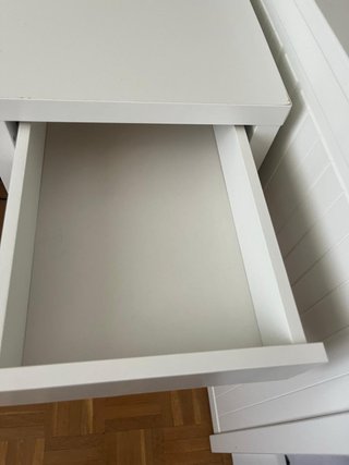 Escritorio Blanco Ikea con Cajón