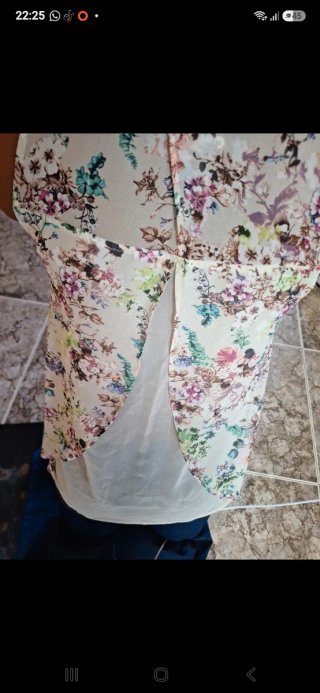 Pantalón vaquero niña talla 12 y blusa.