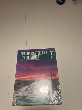Lengua castellana y literatura, 1 BACH.