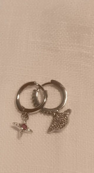 Pendientes Plata Galaxia Estrella