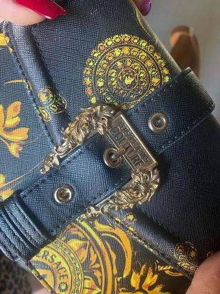Borsa Versace Jeans Couture nera e oro