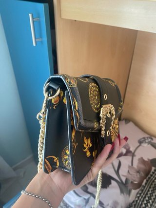 Borsa Versace Jeans Couture nera e oro