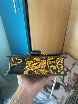 Borsa Versace Jeans Couture nera e oro
