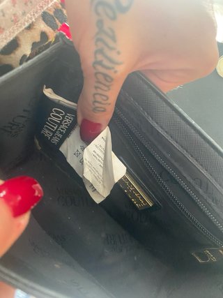 Borsa Versace Jeans Couture nera e oro