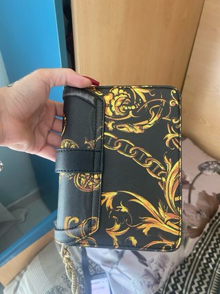 Borsa Versace Jeans Couture nera e oro