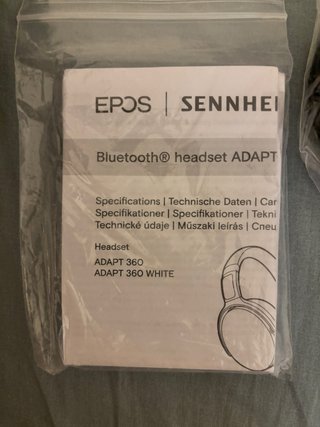 Auriculares EPOS Sennheiser ADAPT 360 Blancos