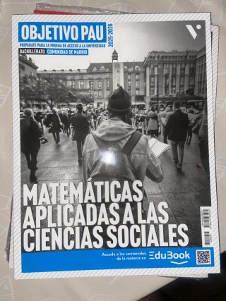 Objetivo PAU 2025-2026 Matemáticas CC. Sociales