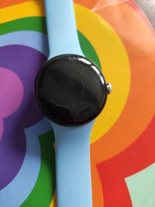 Pixel Watch LTE correa Azul. Caja de Pixel 2