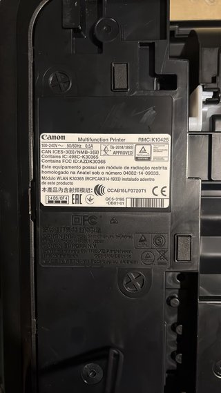 Impresora Canon PIXMA MG3650S Negra