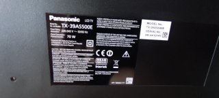 Panasonic 39 TX-39AS500E LCD SmartTv,soporte pared