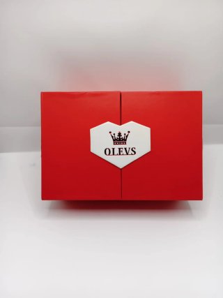 Conjunto Relojes Pareja OLEVS Azul y Dorado