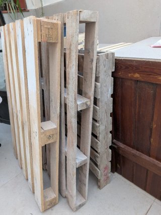 Lote 6 palets de madera