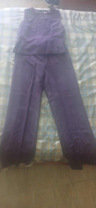 Conjunto vintage 2 piezas morado