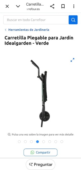 Carretilla Plegable IdealGarden