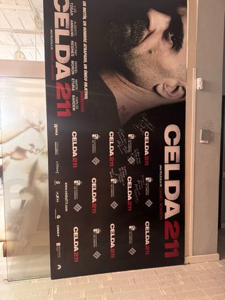 Cartel Cine Celda 211 3m x 1.5m