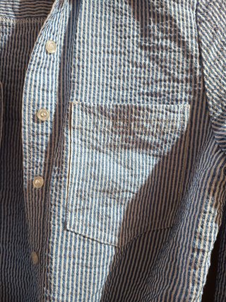 Blusa elástica H&M anudada rayas